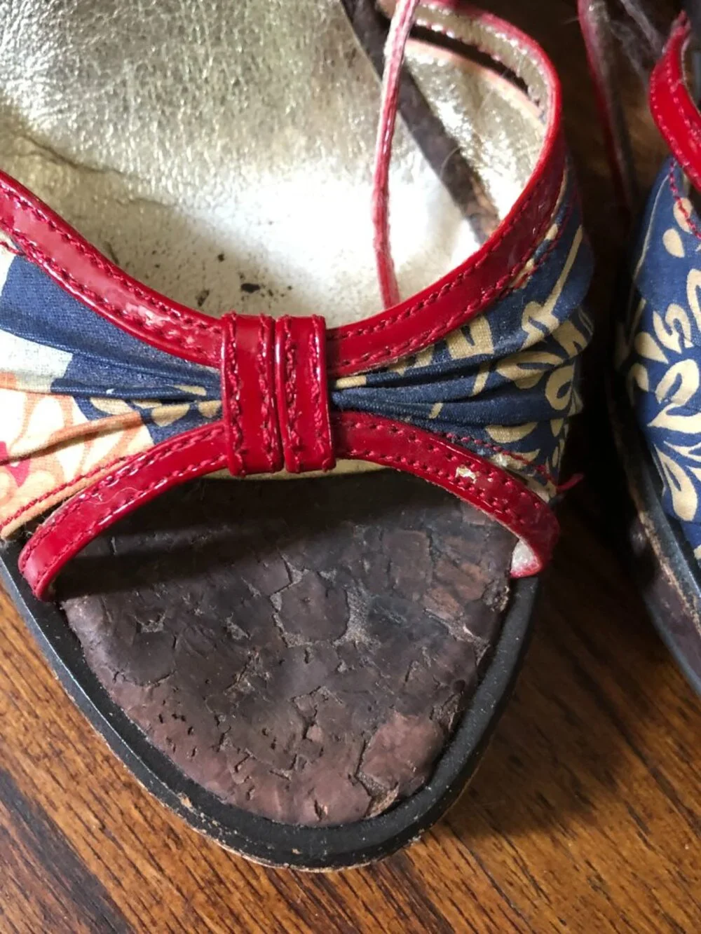 Steve Madden floral heels, Size 6